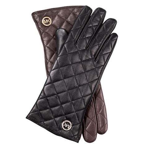 michael kors leather gloves|michael kors gloves sale.